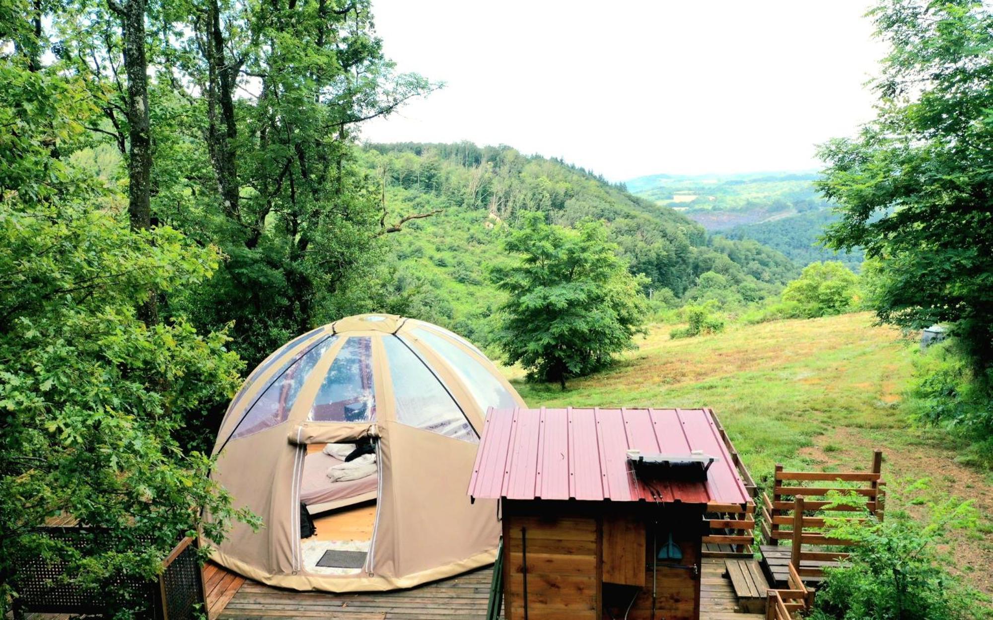 Le Mobil'Dome A Marie Hotel Cambounes Exterior foto