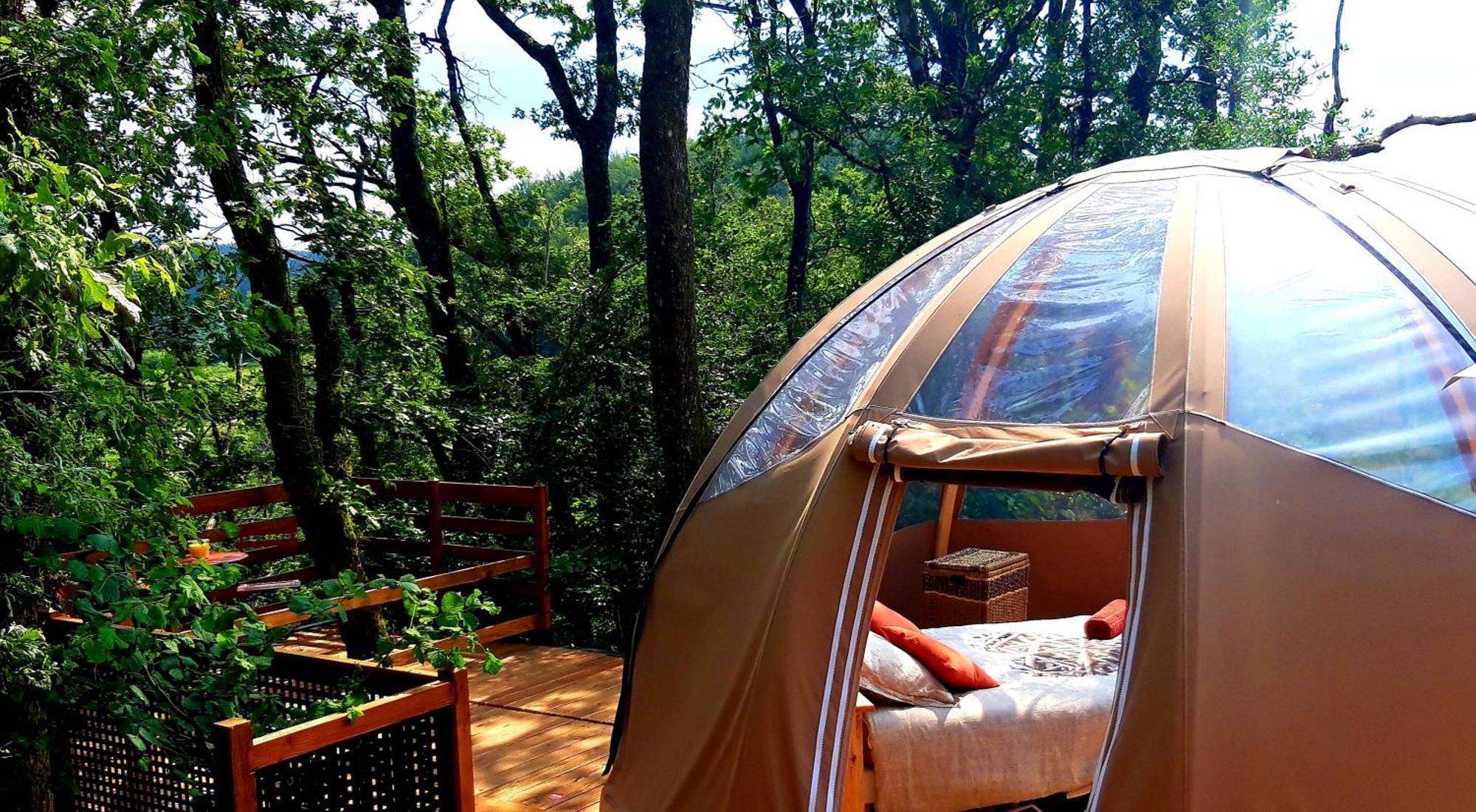 Le Mobil'Dome A Marie Hotel Cambounes Exterior foto